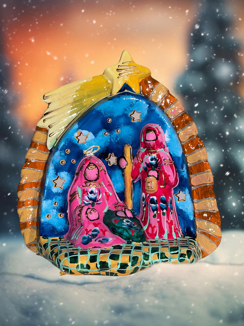 Kerststal heilige familie