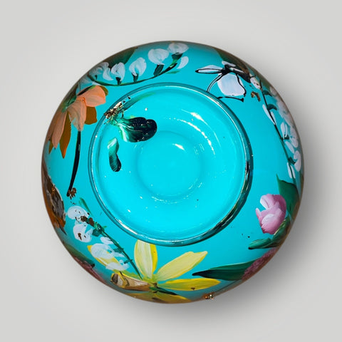 klein huisje | Turquoise en roodborst |
