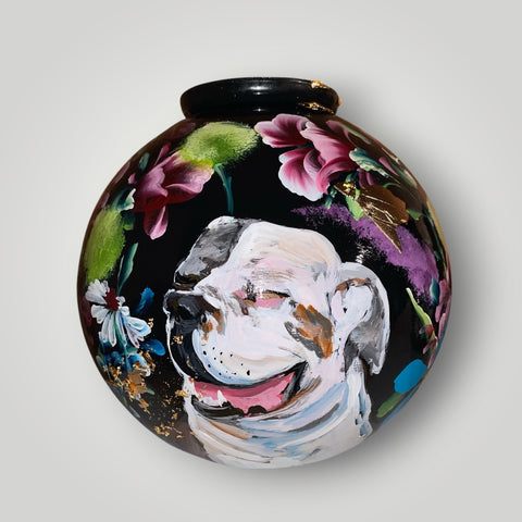 groot huisje | Zwart hond |