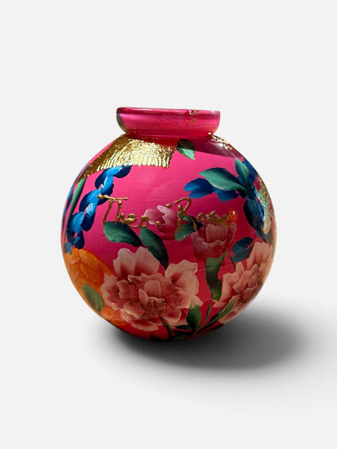 klein huisje | Fuchsia bloemen |