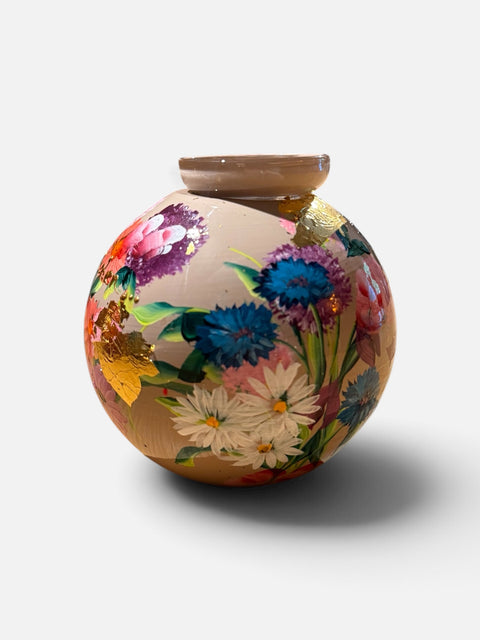 klein huisje | Licht kasmir bloemen |