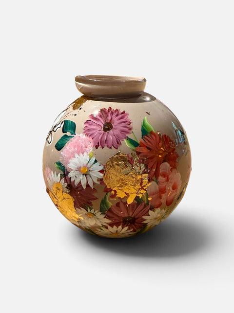 klein huisje | Licht kasmir bloemen |
