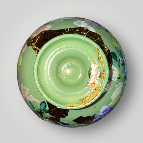 klein huisje | Groen met muzieknoten |